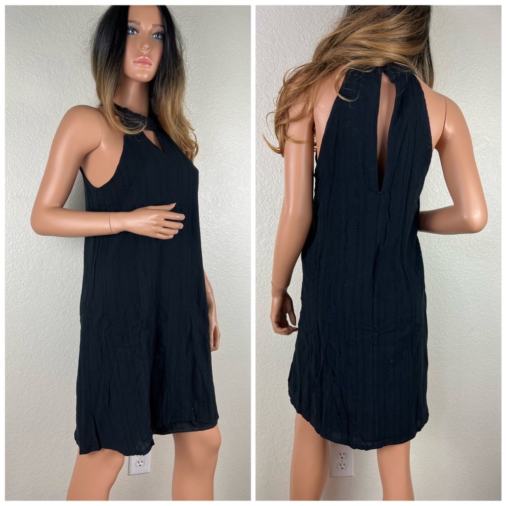 Black Halter Neck Dress